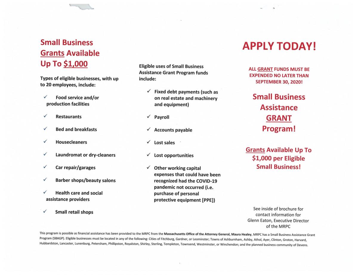 Small Business Grant