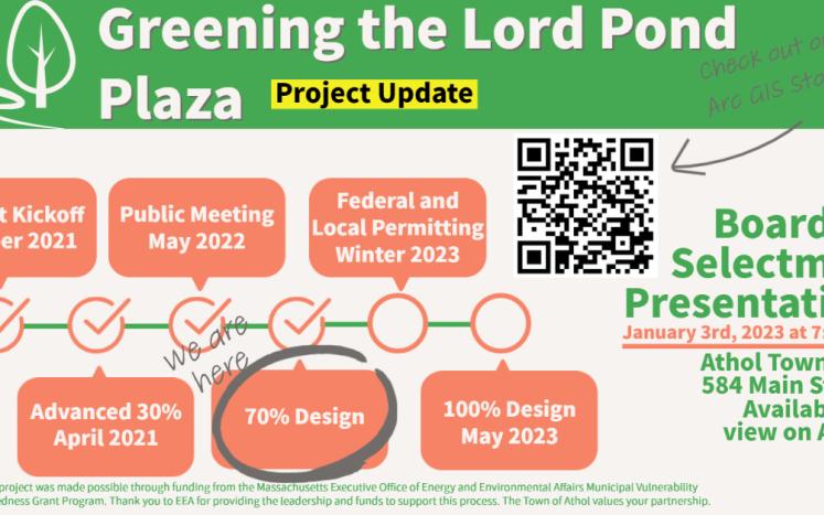 Greening Lord Pond Plaza Project Update Project Flyer